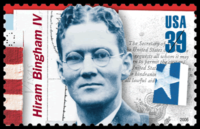 Hiram Bingham IV stamp image