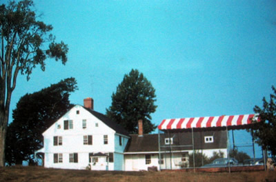 Sportatron in front of family home in Connecticut